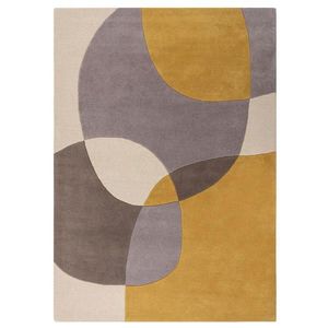 Flair Rugs VLNĚNÝ KOBEREC, 170/120 cm žlutá obraz