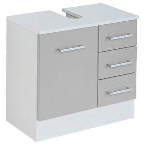 Held SKŘÍŇKA POD UMYVADLO, světle šedá, bílá, 60/54/35 cm obraz