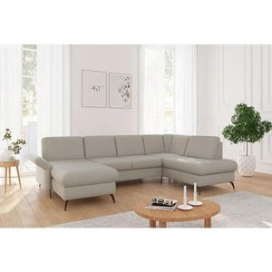 Sit & More SEDACÍ SOUPRAVA, textil, šedohnědá obraz