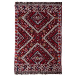 Flair Rugs KOBEREC S VYSOKÝM VLASEM, 200/300 cm červená obraz