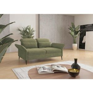 Sit & More TŘÍMÍSTNÁ POHOVKA, textil, světle zelená obraz