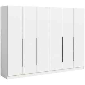 MID.YOU ŠATNÍ SKŘÍŇ S OTOČNÝMI DVEŘMI, bílá, 240/181/52 cm obraz