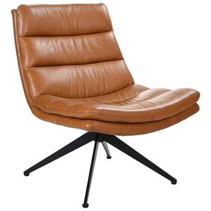 Dieter Knoll DESIGNOVÉ KŘESLO, kov, kůže, koňaková obraz