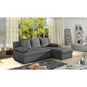 MID.YOU ROHOVÁ SEDAČKA, textil, tmavě šedá obraz