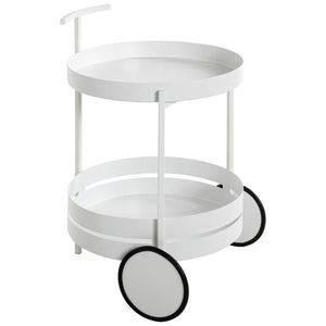 SERVÍROVACÍ VOZÍK, bílá, 42/42/61 cm obraz