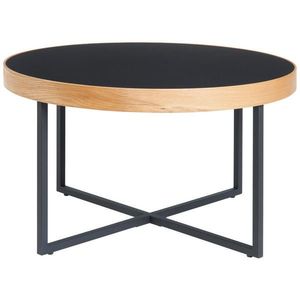 KONFERENČNÍ STOLEK, přírodní barvy, černá, dřevo, kov, kompozitní dřevo, 80/46, 5 cm obraz