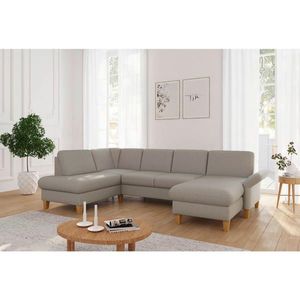 Sit & More SEDACÍ SOUPRAVA, textil, šedohnědá obraz