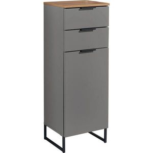 home24 MIDI SKŘÍŇKA, šedá, barvy dubu, 38/106/32 cm obraz