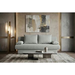 P & B ROZKLÁDACÍ POHOVKA, textil, kompozitní dřevo, mátově zelená obraz