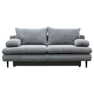 P & B ROZKLÁDACÍ POHOVKA, textil, světle šedá obraz