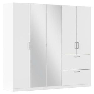 Rauch Möbel ŠATNÍ SKŘÍŇ S OTOČNÝMI DVEŘMI, bílá, 225/210/54 cm obraz