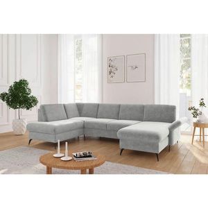 Sit & More SEDACÍ SOUPRAVA, textil, světle šedá obraz