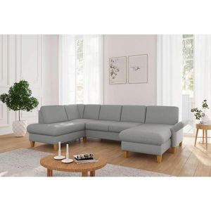 Sit & More SEDACÍ SOUPRAVA, textil, světle šedá obraz