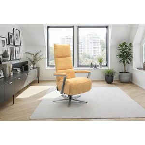 Sit & More RELAXAČNÍ KŘESLO, textil, žlutá obraz