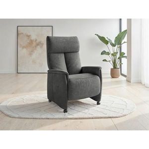 Sit & More RELAXAČNÍ KŘESLO, textil, tmavě šedá obraz