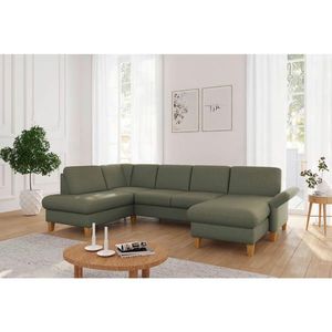 Sit & More SEDACÍ SOUPRAVA, textil, olivově zelená obraz