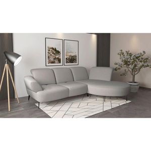 Sit & More ROHOVÁ SEDAČKA, textil, světle šedá obraz