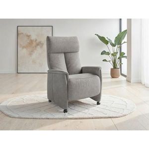 Sit & More RELAXAČNÍ KŘESLO, textil, šedá obraz