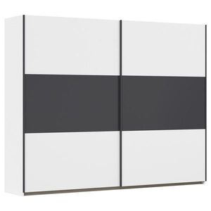 Rauch Möbel SKŘÍŇ S POSOUVACÍMI DVEŘMI, šedá, bílá, 261/210/59 cm obraz