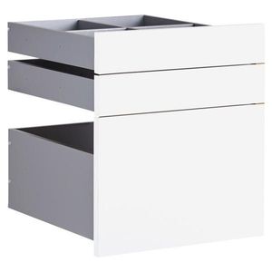 Hom`in SADA ZÁSUVEK, bílá, 45, 3/50, 3/46, 8 cm obraz