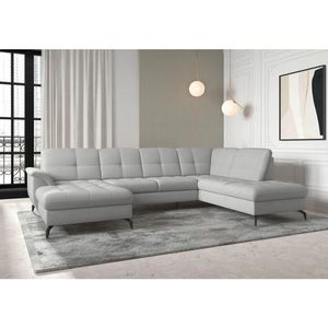 Sit & More SEDACÍ SOUPRAVA, textil, světle šedá obraz
