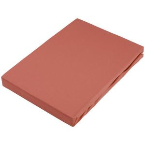 Novel BOXSPRINGOVÉ PROSTĚRADLO, žerzej, červenohnědá, 140/220 cm obraz