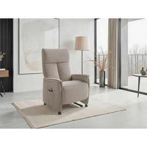 Sit & More RELAXAČNÍ KŘESLO, textil, šedohnědá obraz