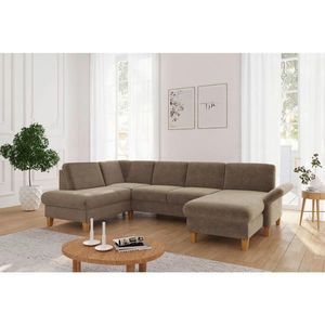 Sit & More SEDACÍ SOUPRAVA, textil, světle hnědá obraz