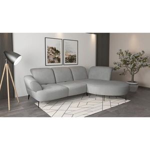 Sit & More ROHOVÁ SEDAČKA, textil, šedá obraz