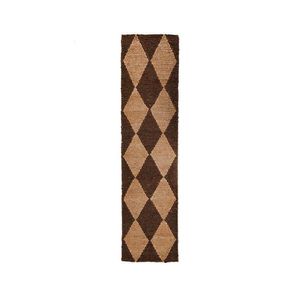 Flair Rugs BĚHOUN, 60/230 cm, tmavě hnědá obraz