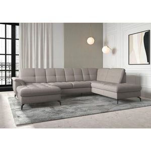 Sit & More SEDACÍ SOUPRAVA, textil, šedohnědá obraz