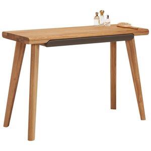 Linea Natura KONZOLOVÝ STOLEK, divoký dub, jílová barva, divoký dub, 110/45/75 cm obraz