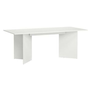 P & B JÍDELNÍ STŮL, bílá, 200/90/76 cm obraz