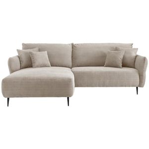 P & B ROHOVÁ SEDAČKA, textil, béžová obraz