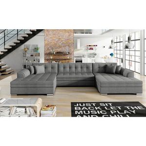MID.YOU SEDACÍ SOUPRAVA, textil, šedá obraz