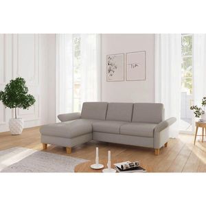 Sit & More ROHOVÁ SEDAČKA, textil, šedohnědá obraz