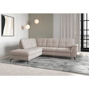 Sit & More ROHOVÁ SEDAČKA, textil, šedobéžová obraz