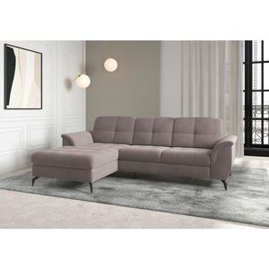 Sit & More ROHOVÁ SEDAČKA, textil, šedohnědá obraz