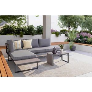 Ambia Garden TERASOVÁ SEDACÍ SOUPRAVA kov, plast, textil obraz