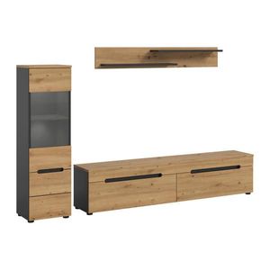 Livetastic OBÝVACÍ STĚNA dub artisan obraz