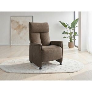 Sit & More RELAXAČNÍ KŘESLO, textil, hnědá obraz