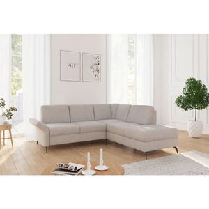 Sit & More ROHOVÁ SEDAČKA, textil, šedobéžová obraz