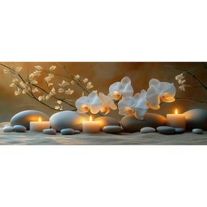 Euroart OBRAZ NA SKLE, zen, 50/125/1, 40 cm obraz