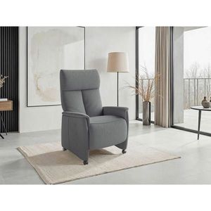 Sit & More RELAXAČNÍ KŘESLO, textil, šedá obraz