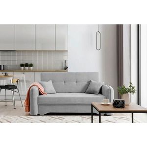 MID.YOU ROZKLÁDACÍ POHOVKA, textil, světle šedá obraz
