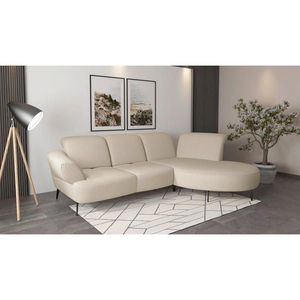 Sit & More ROHOVÁ SEDAČKA, textil, krémová obraz