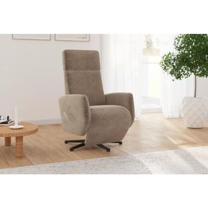 Sit & More RELAXAČNÍ KŘESLO, textil, světle hnědá obraz