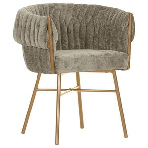 Ambia Home ŽIDLE S PODRUČKAMI, žinylka, šedohnědá obraz