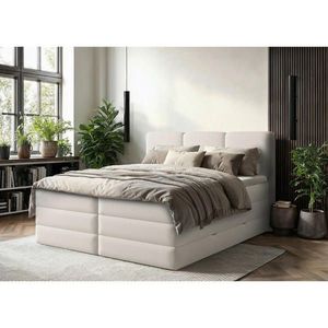 MID.YOU POSTEL BOXSPRING, 180/200 cm, bílá obraz