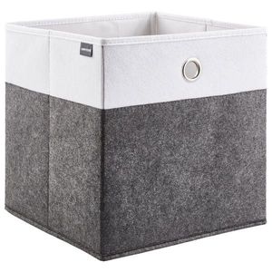 Carryhome SKLÁDACÍ KRABICE, kov, textil, karton, 32/32/32 cm obraz